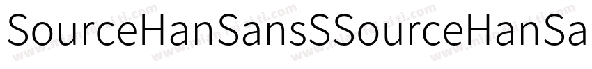 SourceHanSansSSourceHanSansSC Mediu字体转换